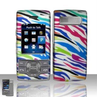 Rubberized Colorful Zebra Design for LG LG GU292 Cell Phones & Accessories