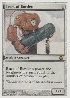 Beast of Burden (Magic the Gathering  8th Edition #292 Rare) Toys & Games