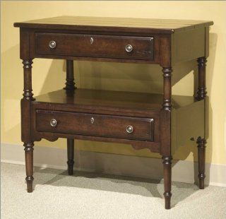 Broyhill 4670 293 Attic Heirlooms   Fireside Cherry Two Drawer Nightstand in Cherry  