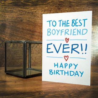 boyfriend birthday card by a is for alphabet