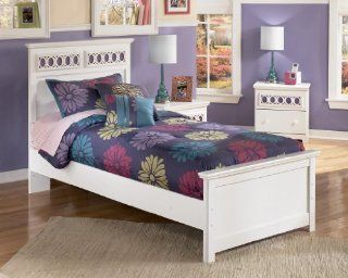 Shop Jura Off White Finish Kid's Twin Bed at the  Furniture Store. Find the latest styles with the lowest prices from FurnitureMaxx