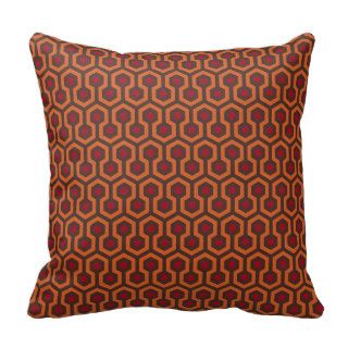 room 237 pattern design throw pillows