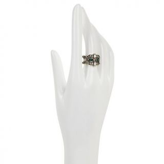 Heidi Daus "Fine Line" Crystal Accented Band Ring
