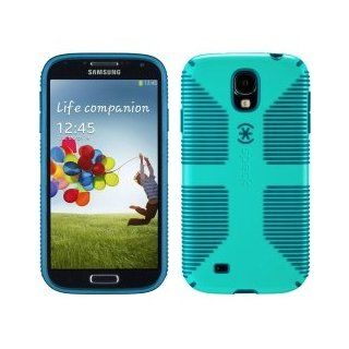 Speck Products CandyShell Grip Case for Samsung Galaxy S4 GS4   Retail Packaging   Caribbean Blue/Deep Sea Blue Cell Phones & Accessories