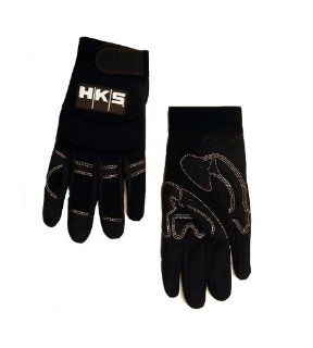 HKS 51001 XA282 Black X Large "HKS" Mechanic Gloves Automotive