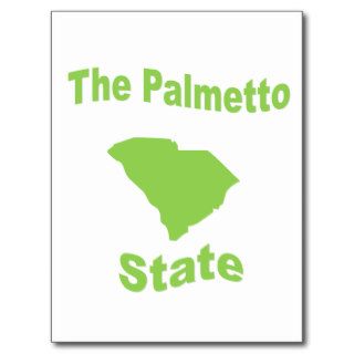 South Carolina The Palmetto State Postcard
