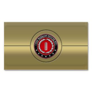 [154] Chief Warrant Officer Five (CWO 5) [3D] Business Card