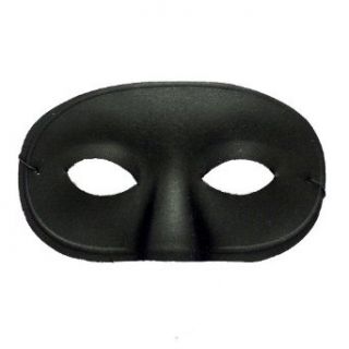 Deluxe Domino Black Half Mask Clothing