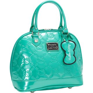Loungefly Emerald Patent Embossed Hello Kitty Bag