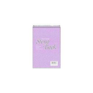 Ampad Pastel Steno Books, Orchid, 80 Sheets per Book, 4 Pack (45 288)  Steno Notepads 