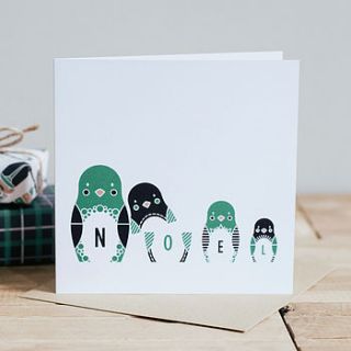 russian penguin christmas card pack by charlie loves lucy