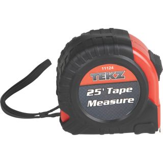 TEKZ 25-Ft. Tape Measure, Model# 11124  Measuring Tapes