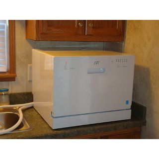 SPT Countertop Dishwasher, White Appliances