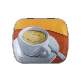 Vintage Espresso Coffee Candy Tin