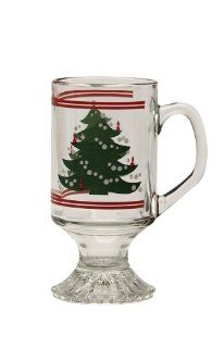 Waechtersbach Christmas Tree Footed Mug, Set of 4 Kitchen & Dining