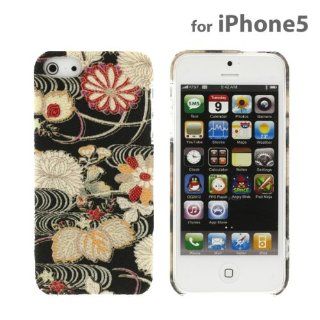 Strapya Kimono iPhone 5 Case (Kansusui/Black) Cell Phones & Accessories