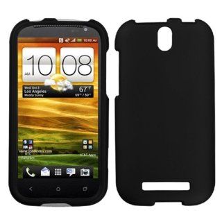 Asmyna HTCONEVLHPCSO306NP Premium Durable Rubberized Protective Case for HTC One SV  1 Pack   Retail Packaging   Black Cell Phones & Accessories