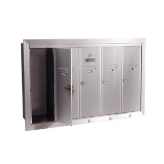 1260 Vertical Unit With Outgoing Mail Slot and Surface Mount Collar