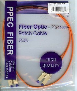 PPEC FOP SC2D MM 1 Fiber Optic SC/SC Duplex Patch Cable 1 Meter Computers & Accessories