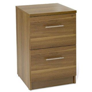 100 2 Drawer Filing Cabinet Finish Walnut  Vertical File Cabinets 