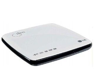 LG Electronics GP08NU10 8X Slim DVD+/ RW Dual Layer External Drive (White) Electronics
