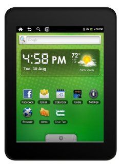 Velocity Micro T301 Cruz 7 Inch Android 2.0 Tablet (Black)  Tablet Computers  Computers & Accessories