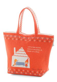 Dining Fable Lunch Bag  Mod Retro Vintage Kitchen