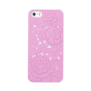 iPremium Case� 3D Series   Lightweight Full Blossom Flower iPhone 5 / iPhone 5S Case   AT&T, Verizon, Sprint, T Mobile (Package includesScreen Protector) (Pink) Cell Phones & Accessories