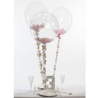 swoon table centre trio by bubblegum balloons