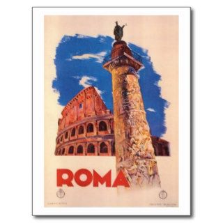 Vintage travel Italy, Rome    Postcards