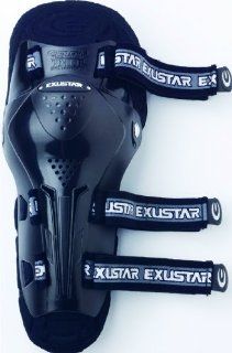 Exustar E MPK302 Short Knee/Shin Guard, Black  Skate And Skateboarding Knee Pads  Sports & Outdoors