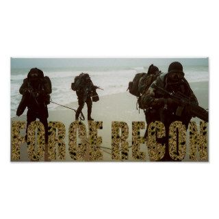 Marine Force Recon Poster