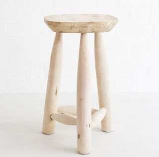 pure nature wooden stool by bodie and fou