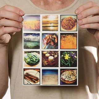 personalised photo magnets   set of 12 by instajunction