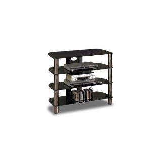 Shop Tech Craft BEL320B   32" Sorrento Series Flat Panel TV Stand   Metallic Finish at the  Furniture Store. Find the latest styles with the lowest prices from Techcraft