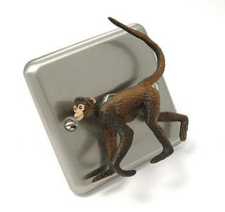brushed chrome safari animal light switches by candy queen designs
