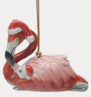 Shop FLAMINGO w/CHICK both wear SANTA CLAUS Hats CHRISTMAS ORNAMENT New MINIATURE Porcelain NORTHERN ROSE R309 at the  Home Dcor Store. Find the latest styles with the lowest prices from Eyedeal Figurines