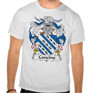 Cancino Family Crest T Shirts