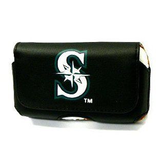 Seattle Mariners Baseball Cell Phone Case with Magnetic closure and Belt Loops with Free Lanyard Set. Cell Phones & Accessories