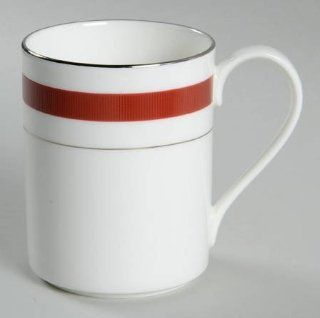 Ralph Lauren Normandy Crimson Mug, Fine China Dinnerware  