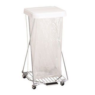 Wire Hamper Stand with Foot Pedal Actuator   Laundry Hampers