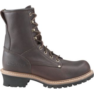Carolina Logger Boot — 8in., Size 9 Wide, Brown, Model# 821  Work Boots