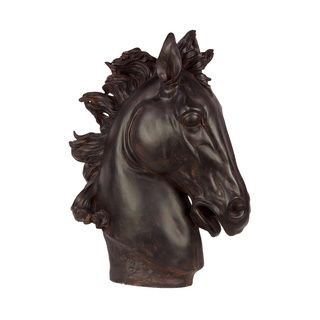 Resin Horse Head Statue Urban Trends Collection Accent Pieces
