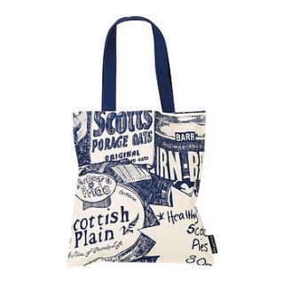 scottish breakfast zoom tote bag by gillian kyle