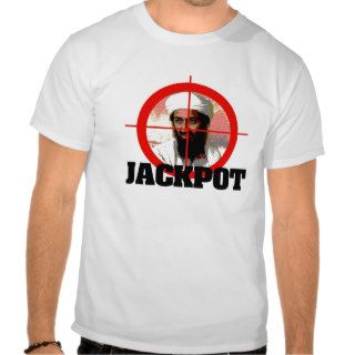 Osama W/ Navy Seal Code Name "Jackpot" T shirts