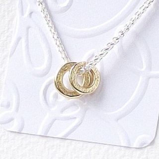 nine carat gold slider necklace by silversynergy