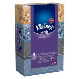 Kleenex Ultra Soft Tissues 4 pack, 480 count