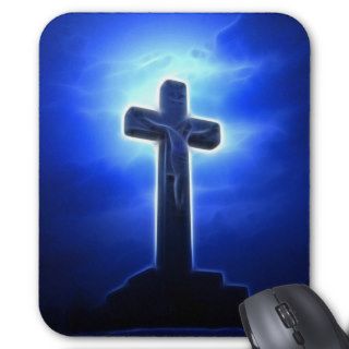 Dramatic Jesus Crucifixion Mouse Pad