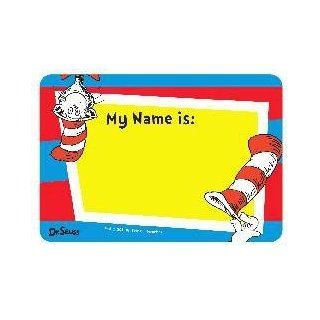 Dr. Seuss Name Tag Stickers   25 Count  Identification Badges 