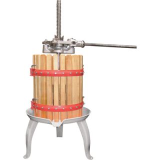 4-Gallon Double Ratchet Fruit and Wine Press  Fruit Crushers, Juicers   Wine Presses